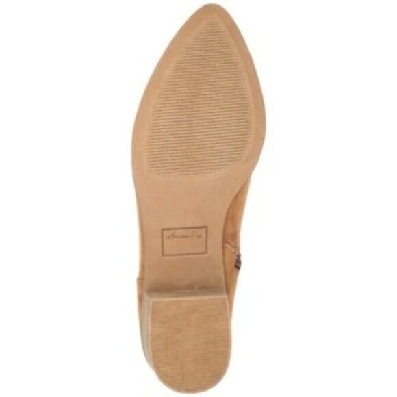 American Rag Women's Tori Fabric Pointed Toe Ankle Fashion Boots Tan Size 7M - Picture 5 of 6